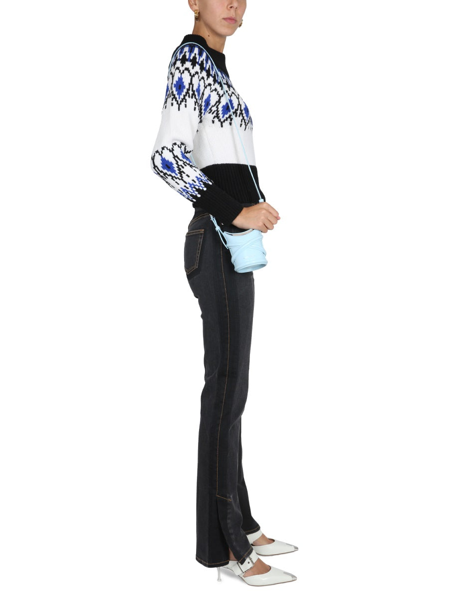 ALEXANDER MCQUEEN Wide Leg Jeans for Women