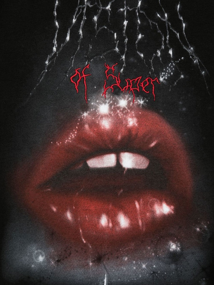 VISION OF SUPER Mini Rock Mouth Print T-Shirt