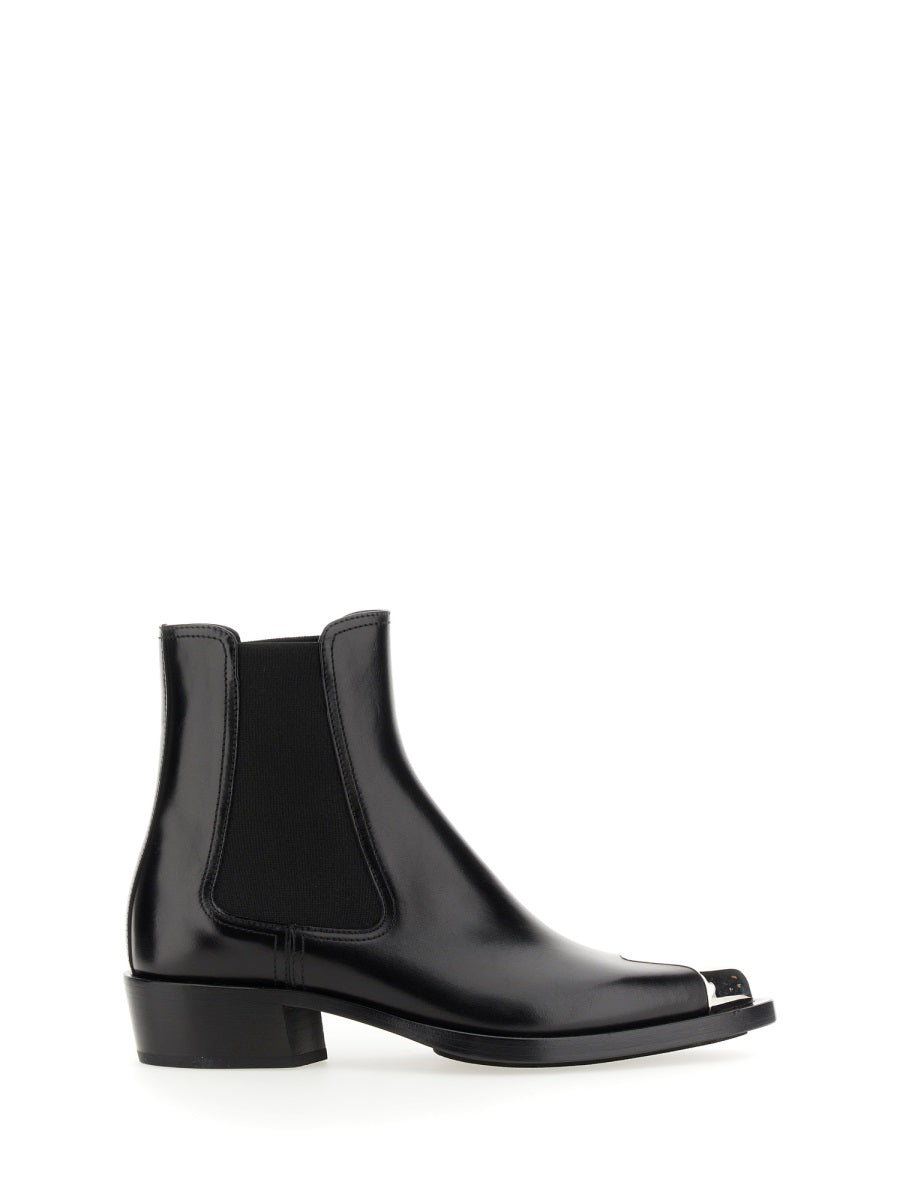 ALEXANDER McQUEEN Punk Boot with 2 cm Heel