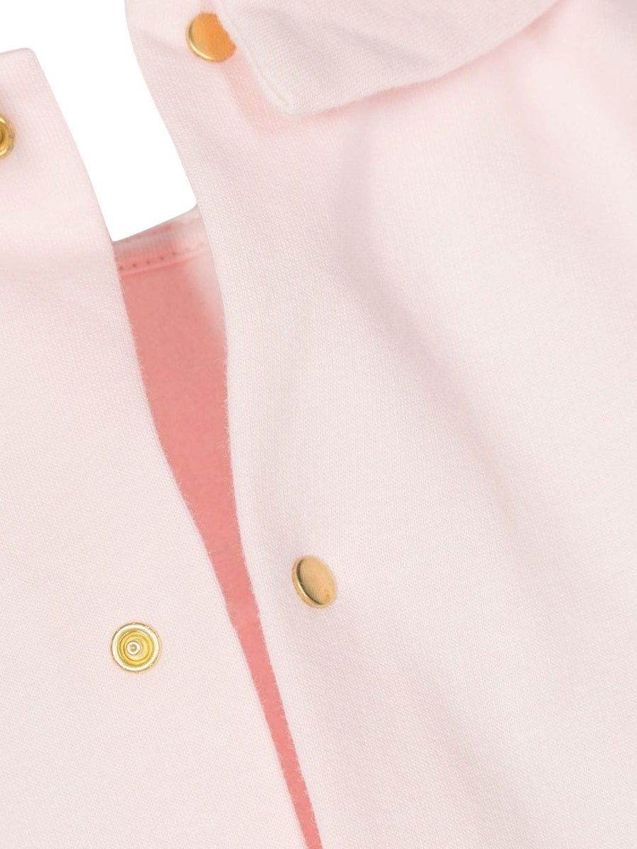 PHILIPP PLEIN Chic Baby Romper, Bib and Bonnet Set