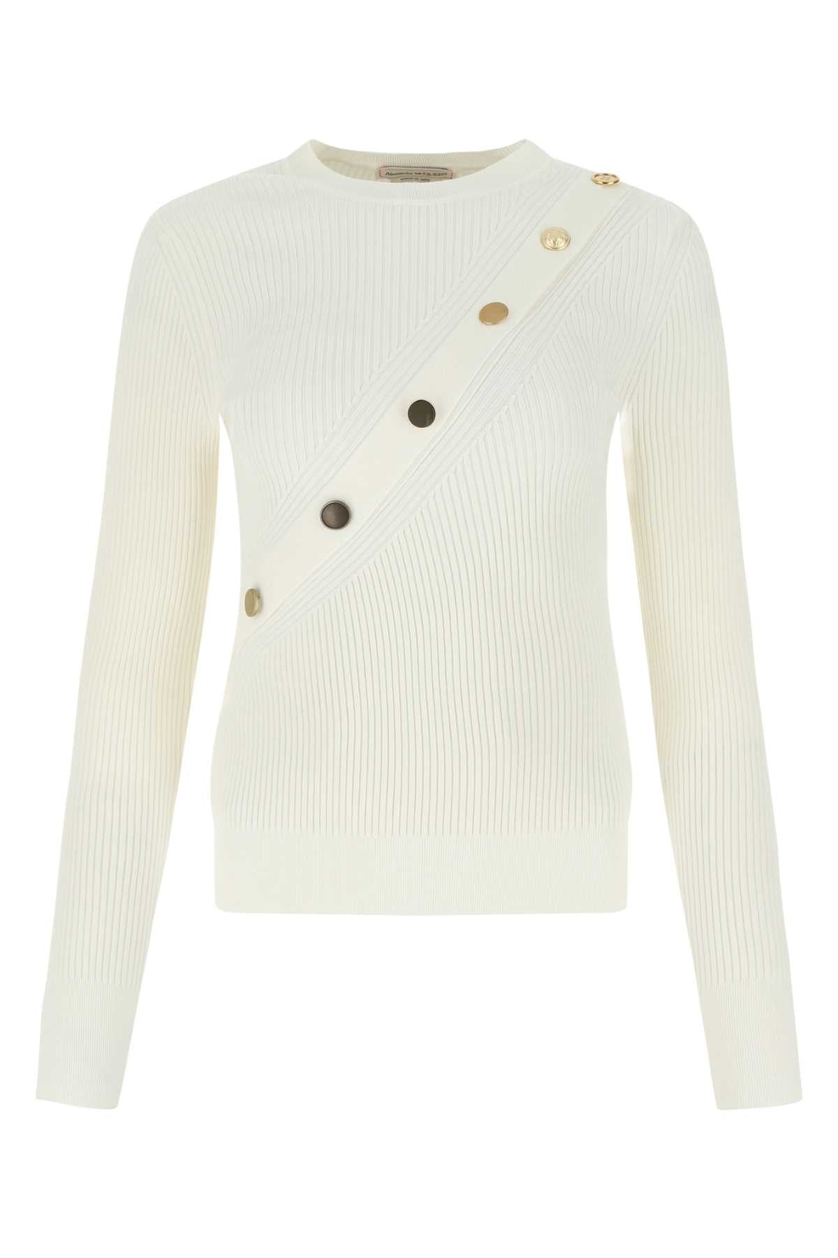 ALEXANDER MCQUEEN Stretch Viscose Sweater for Women