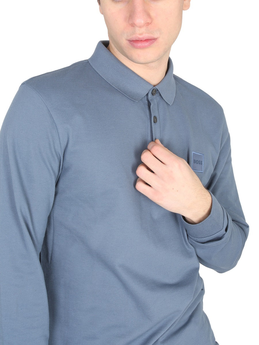 BOSS Classic Collar Polo with Logo Patch