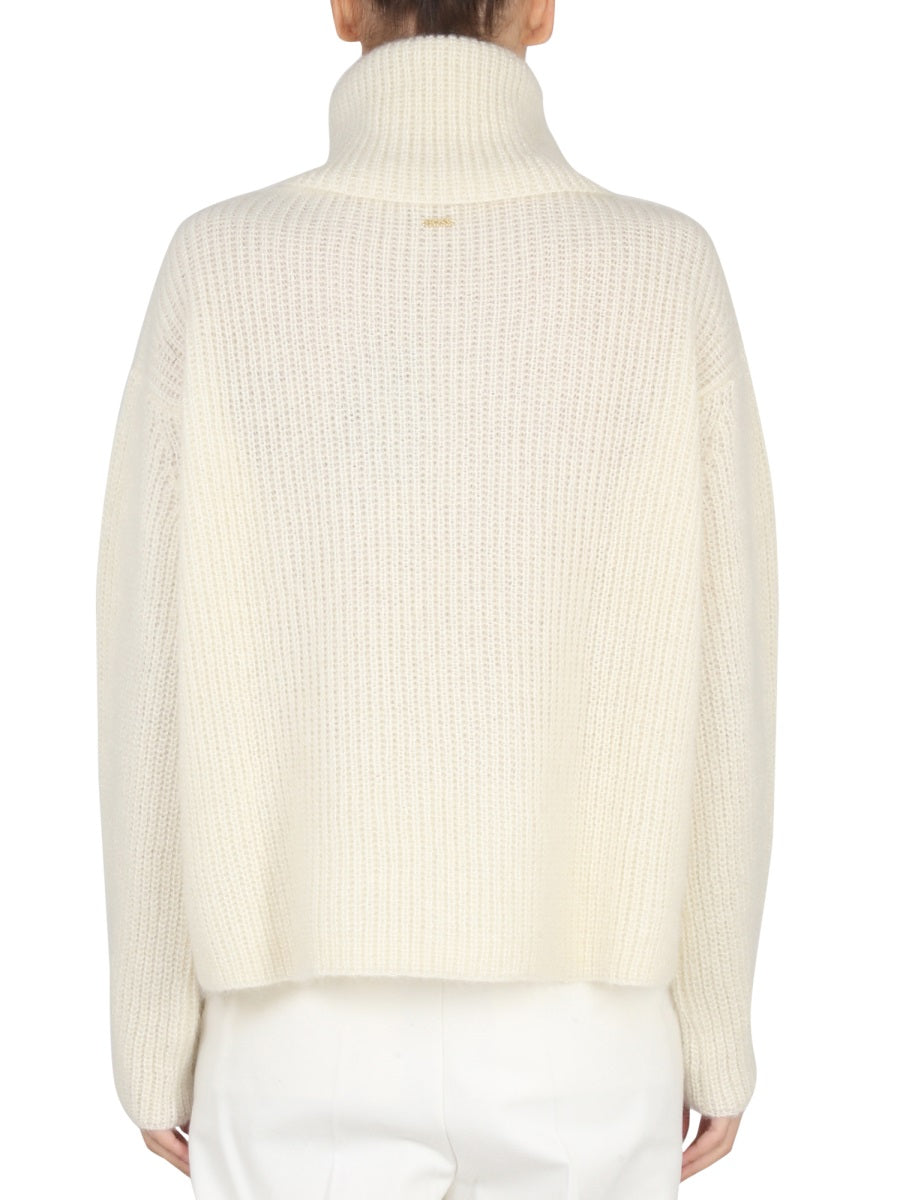 BOSS High Neck Straight Bottom Sweater - Women