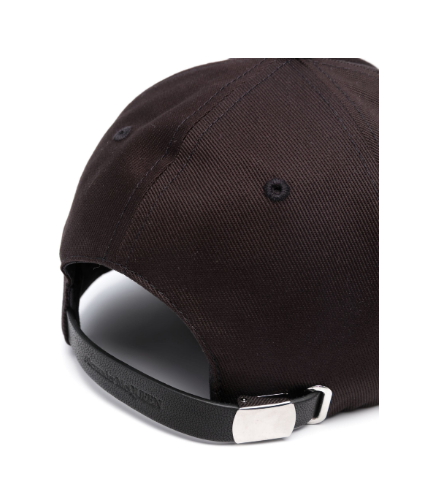 ALEXANDER MCQUEEN Embroidered Logo Cotton Cap - Men's Adjustable Fit