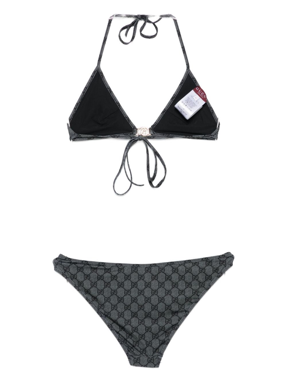 GUCCI Printed Stretch Polyester Mini Bikini