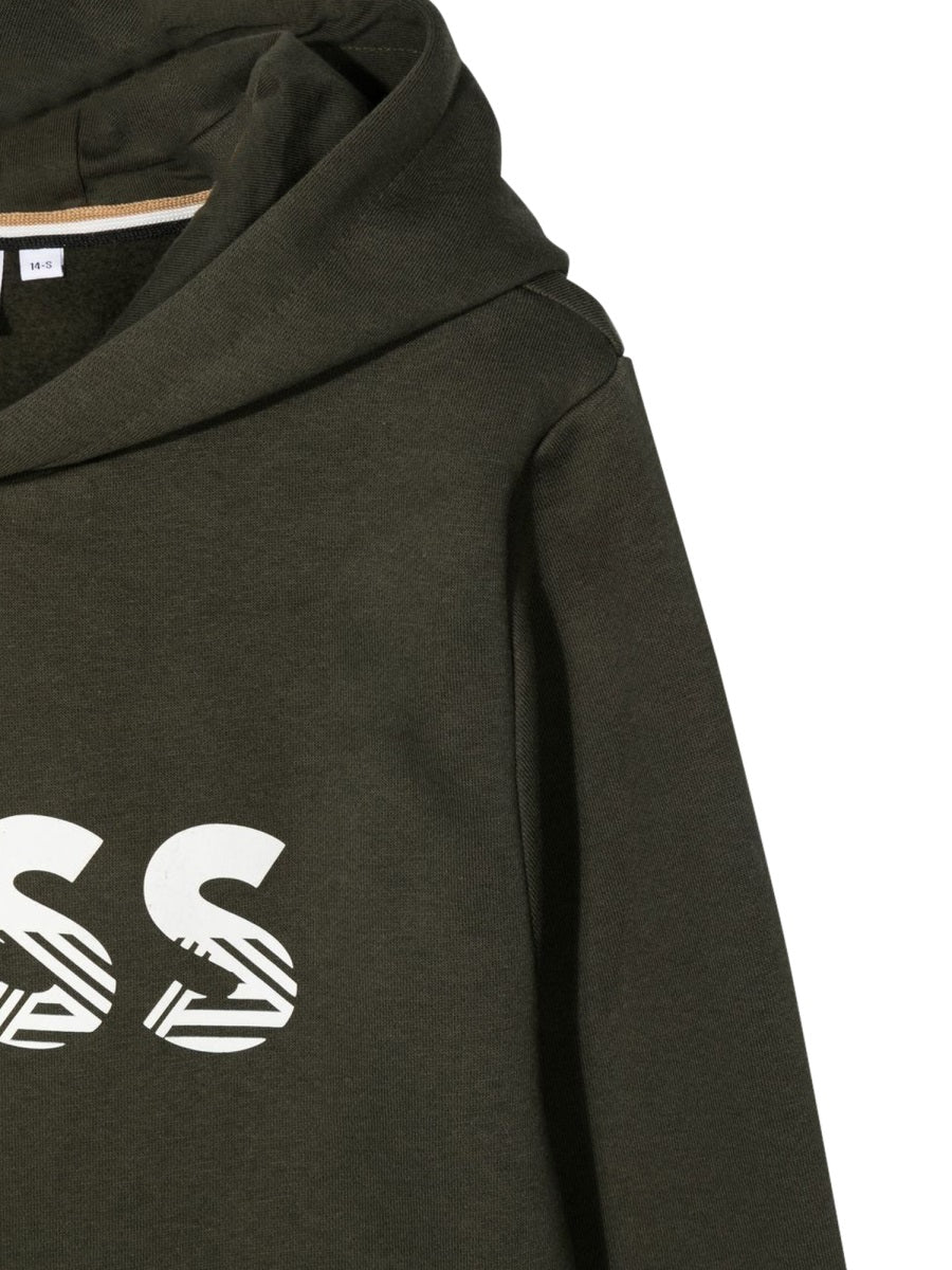 BOSS Logo Hoodie for Boys - FW22