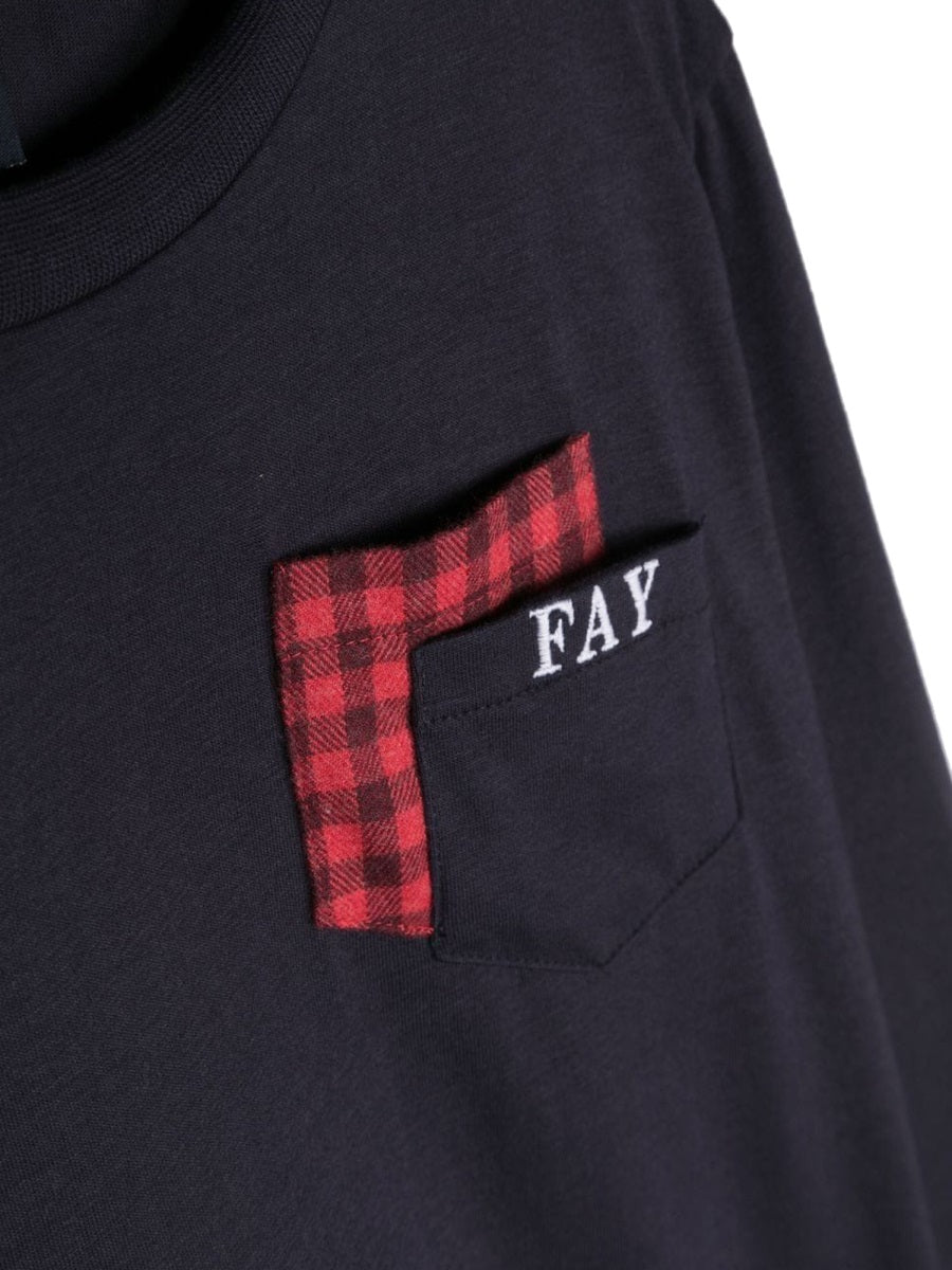 FAY Classic Long-Sleeved T-Shirt for Kids