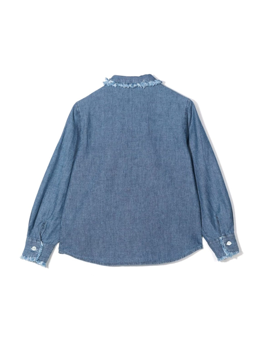 ASPESI Mini Girls' Classic Cotton Shirt