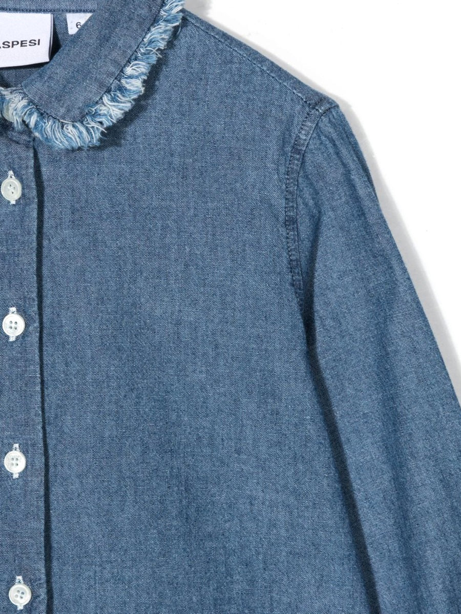 ASPESI Mini Girls' Classic Cotton Shirt