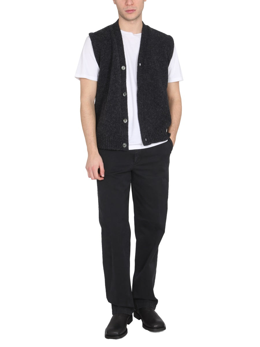 DEPARTMENT FIVE Classic Button Closure Trousers for Men