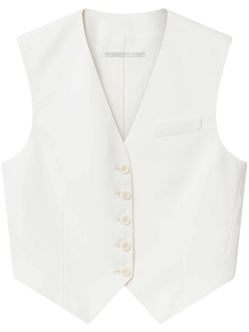 STELLA MCCARTNEY Wool Tailoring Short Vest - Size 40