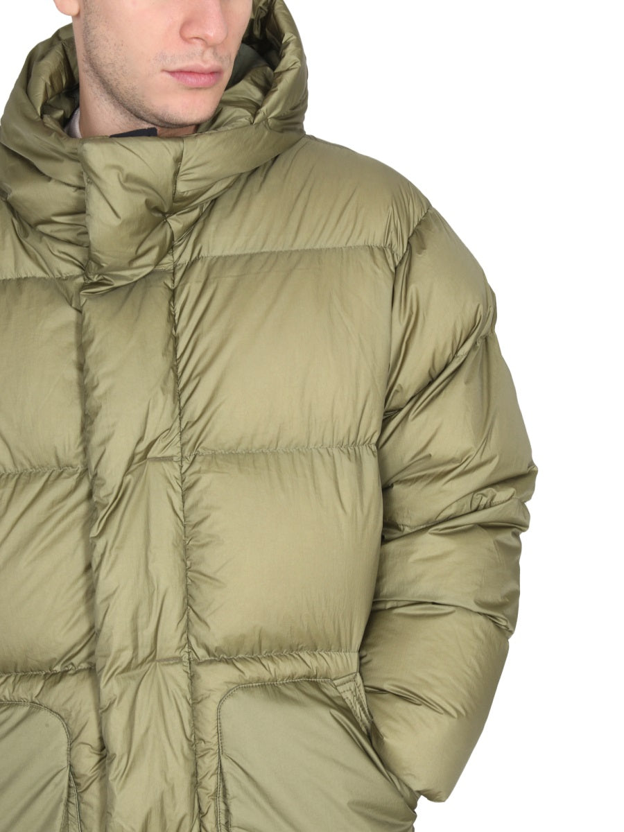 IENKI IENKI Men's Down Jacket with Hooded Neckline