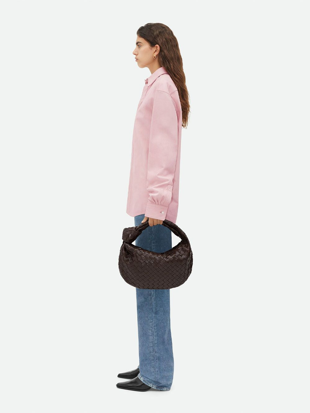 BOTTEGA VENETA Mini Jodie Shoulder Handbag - Dimensions 21x36x13cm