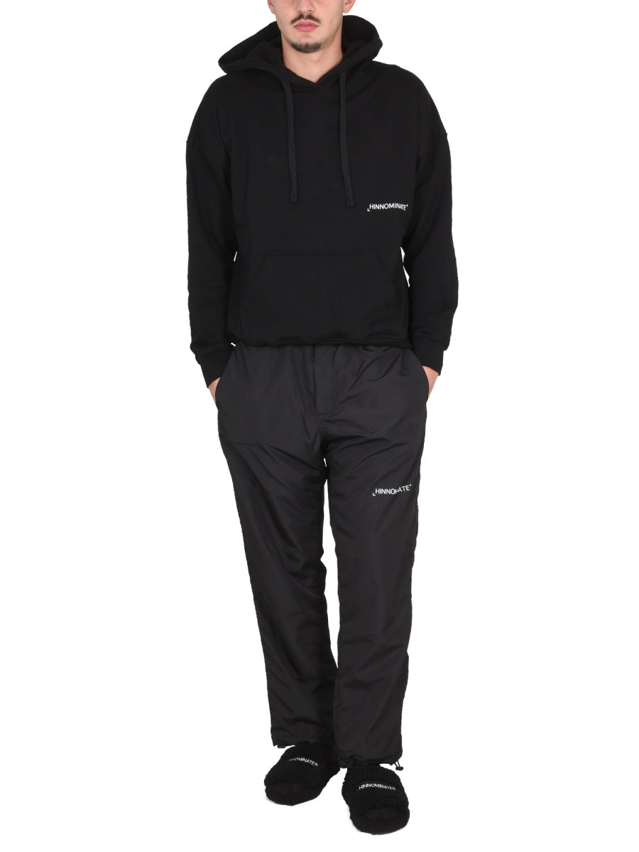 HINNOMINATE Men's Logo Hoodie with Drawstring