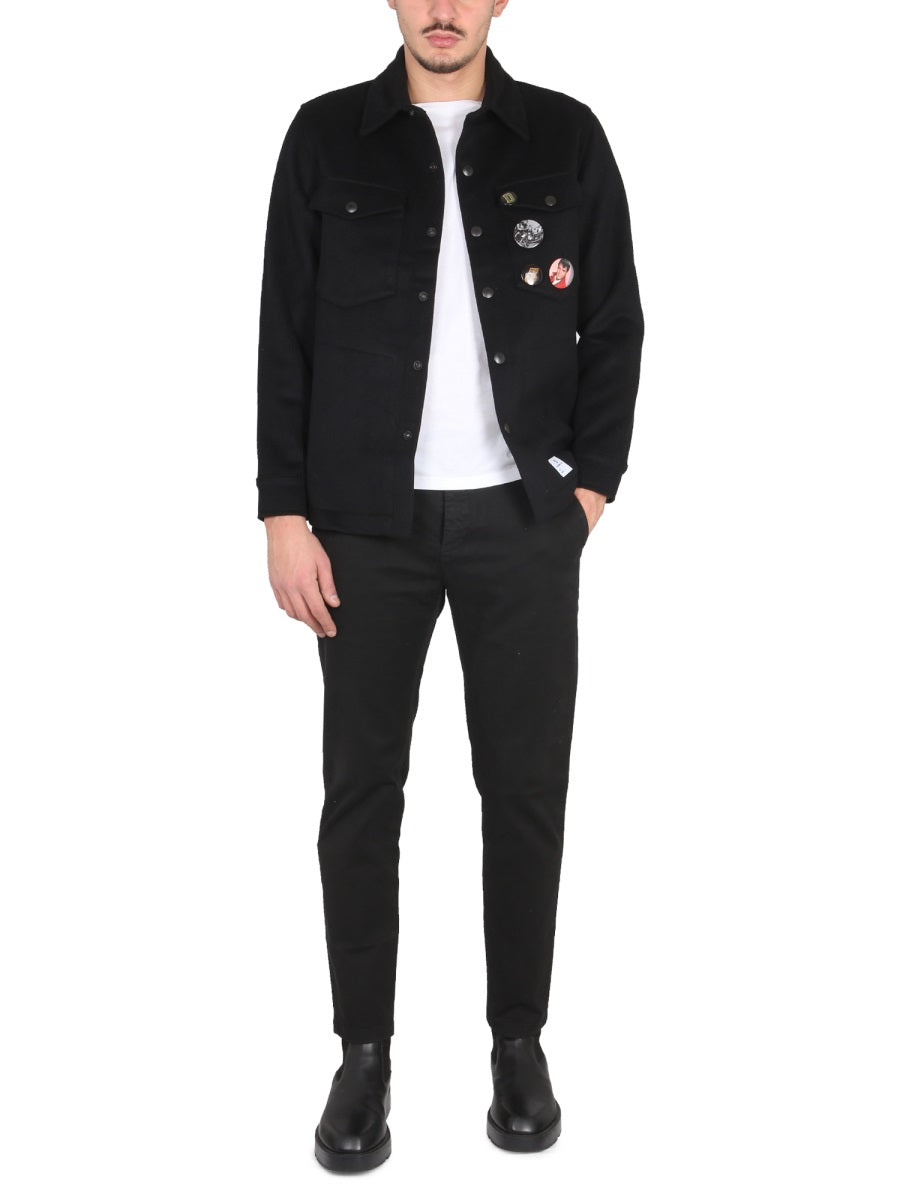 DEPARTMENT FIVE Stylish Jacket with Pins for Men