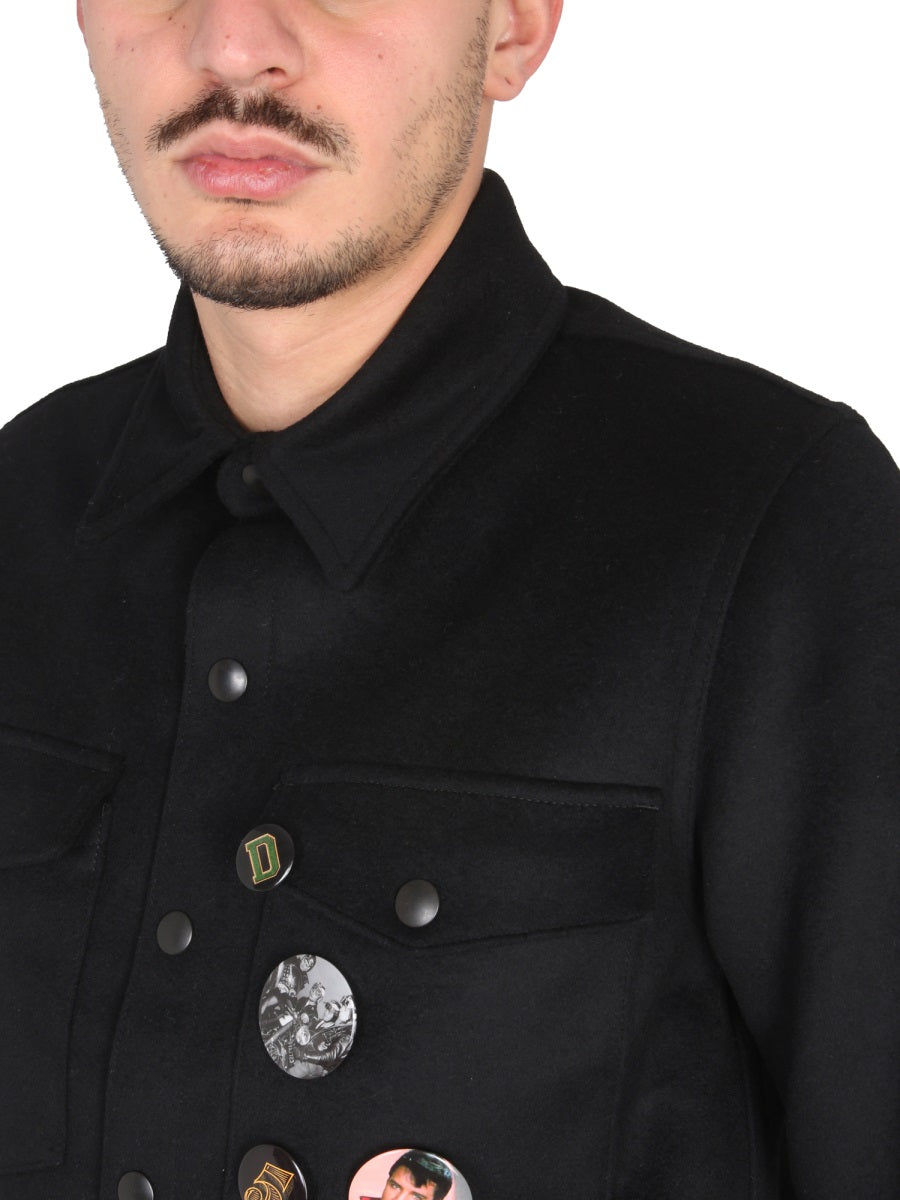 DEPARTMENT FIVE Stylish Jacket with Pins for Men