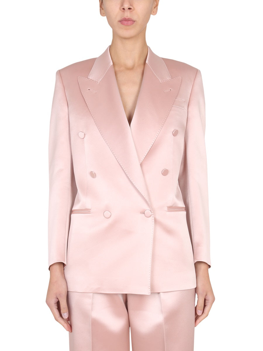 GUCCI Silk Duchess Jacket for Women - FW22 Collection