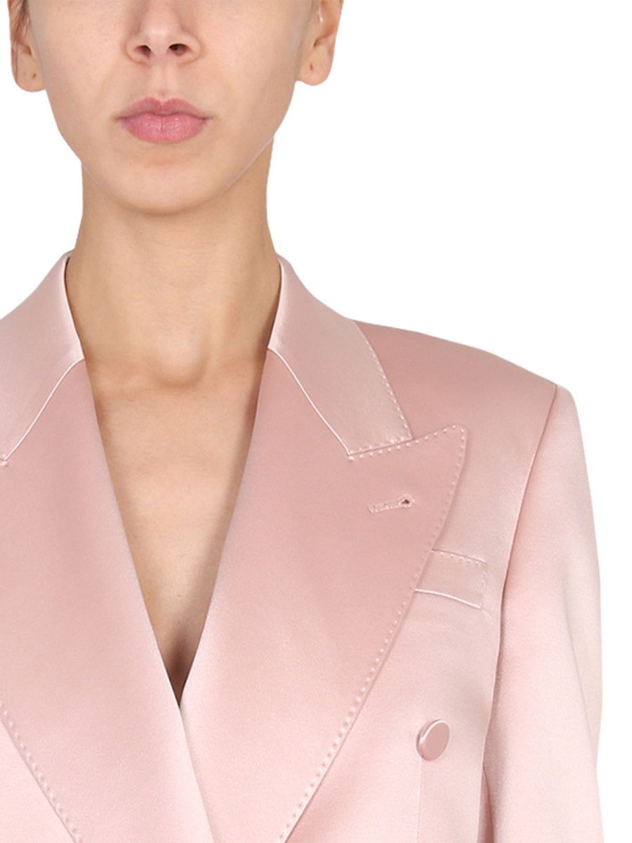 GUCCI Silk Duchess Jacket for Women - FW22 Collection