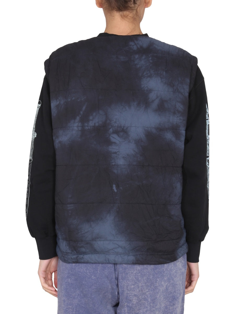 ARIES Unisex V-Neck Mini Vest with Zipper Closure