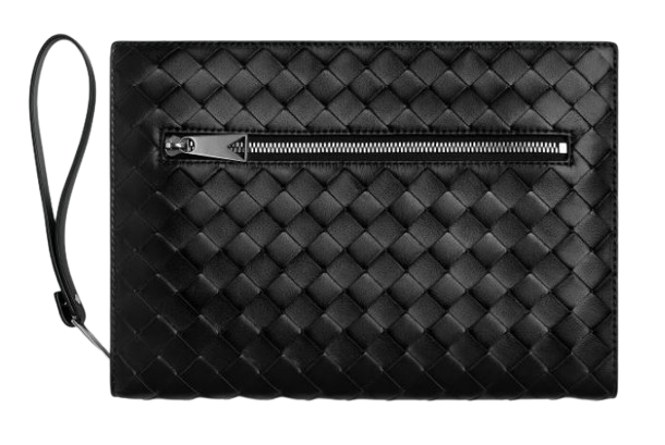 BOTTEGA VENETA Mini Intrecciato Leather Document Holder
