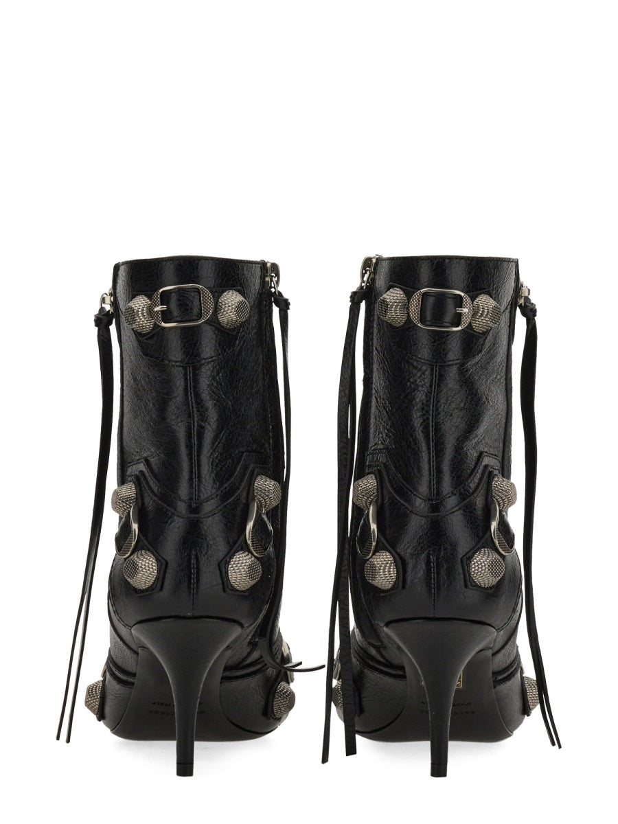 BALENCIAGA Pointed Upper Mini Heel Boot