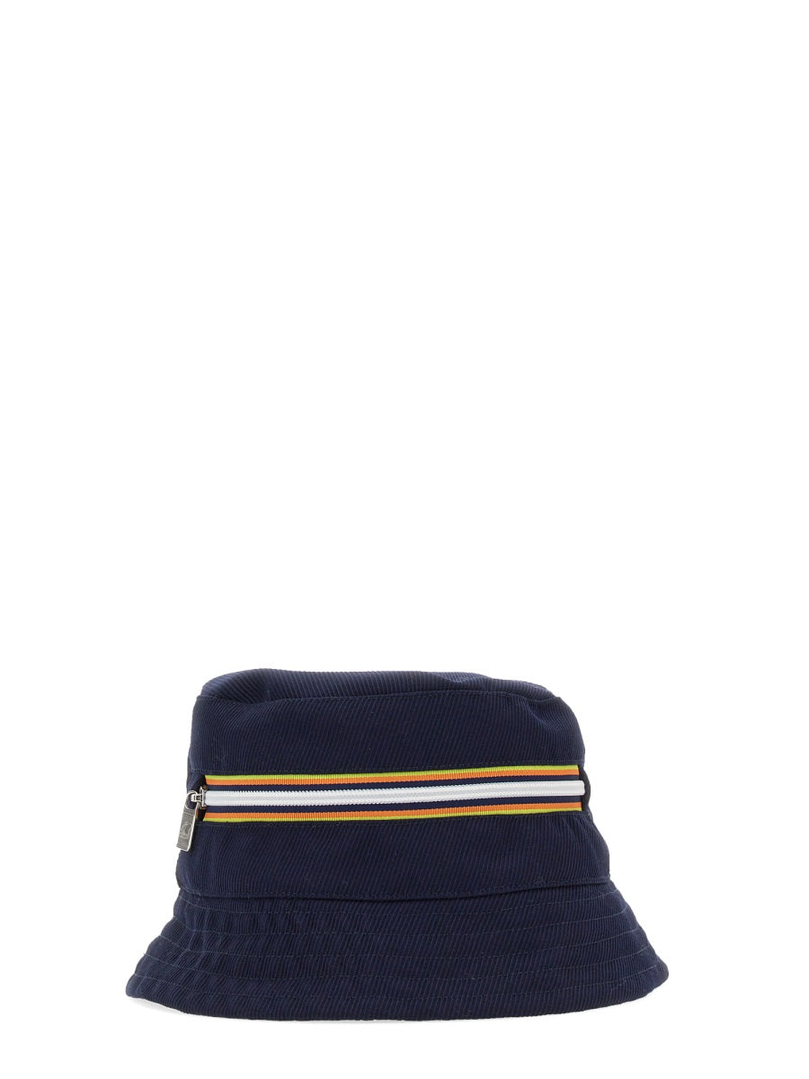 K-WAY Trendy Bucket Hat with Front Zipper Detail