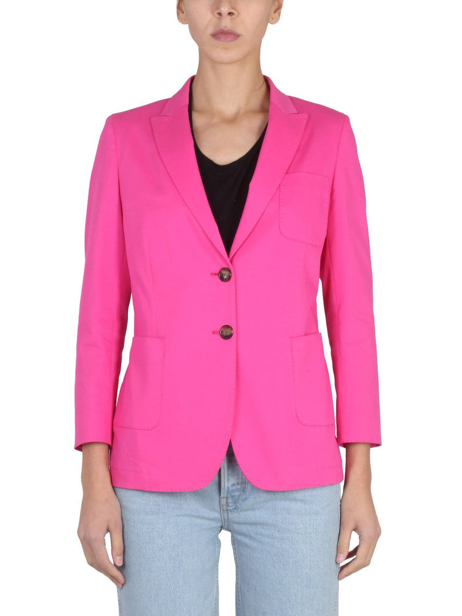 SAULINA Women's Mini Peaked Lapel Single Breasted Jacket