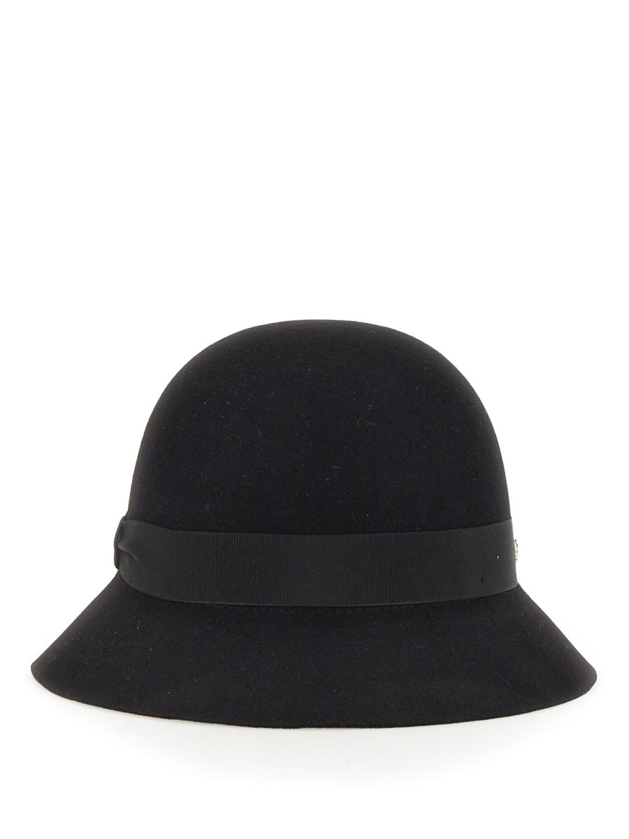 HELEN KAMINSKI Mini Cloche Hat with Grosgrain Band