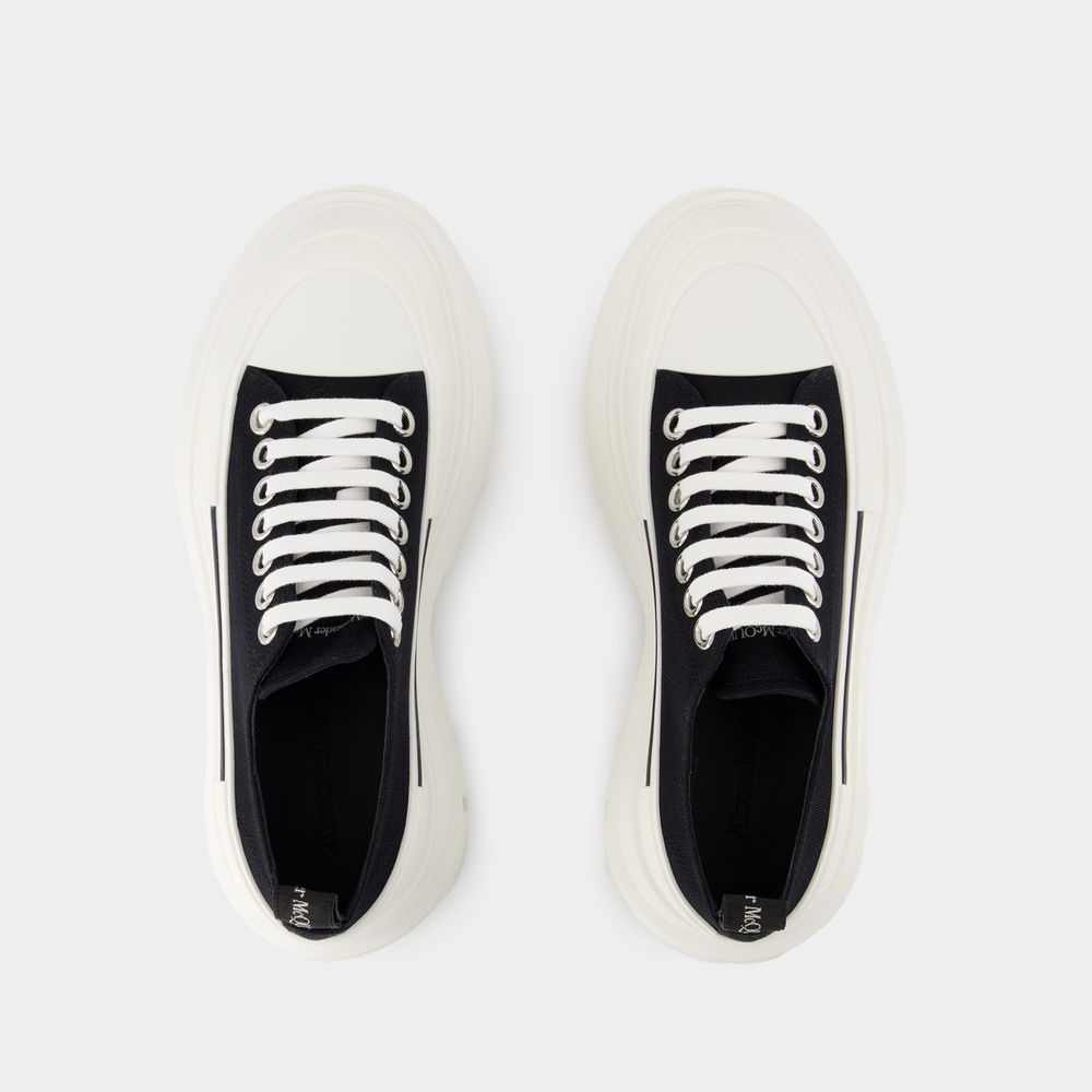 ALEXANDER MCQUEEN Tread Slick Canvas Sneaker - Women’s Footwear