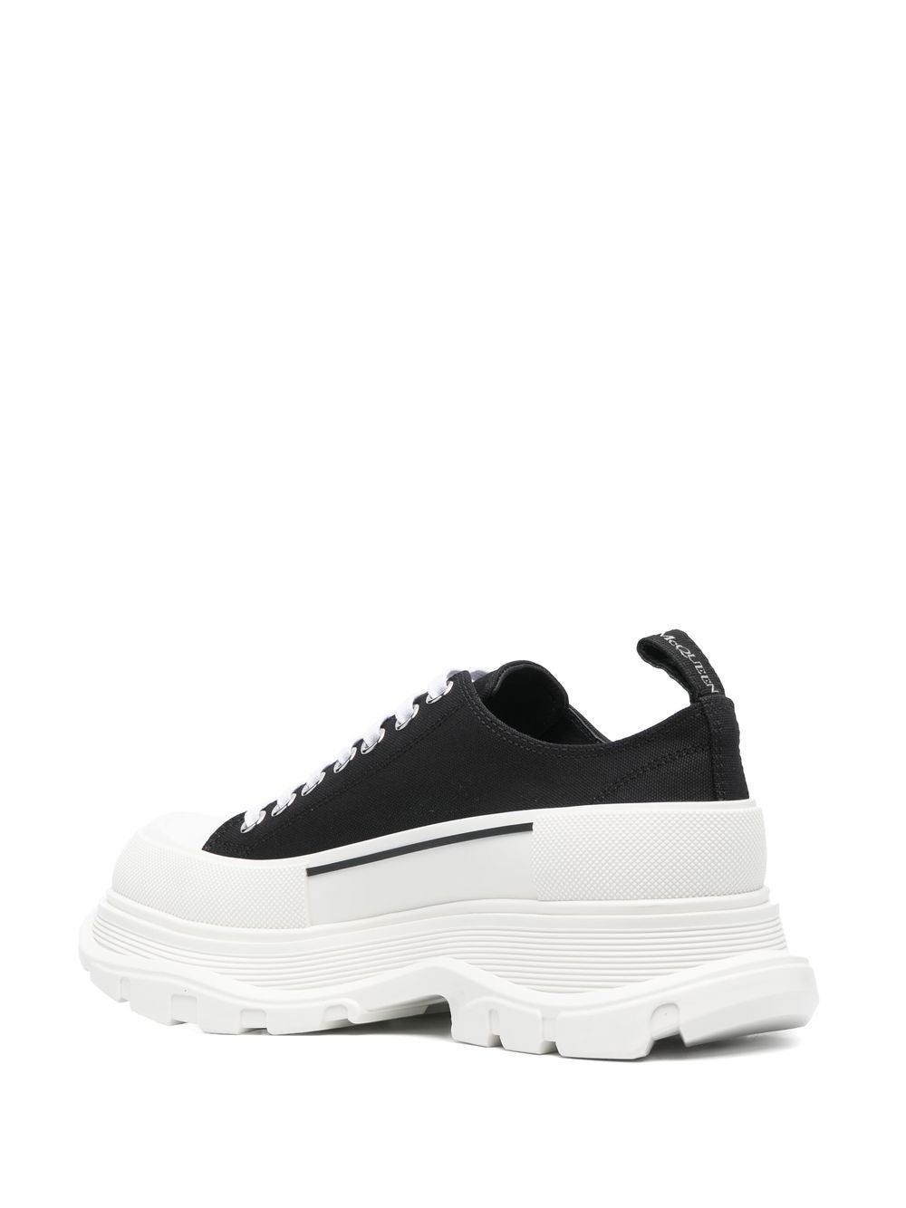 ALEXANDER MCQUEEN Canvas Tread Slick Sneaker for Women