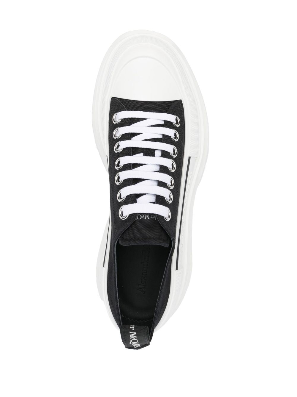ALEXANDER MCQUEEN Canvas Tread Slick Sneaker for Women