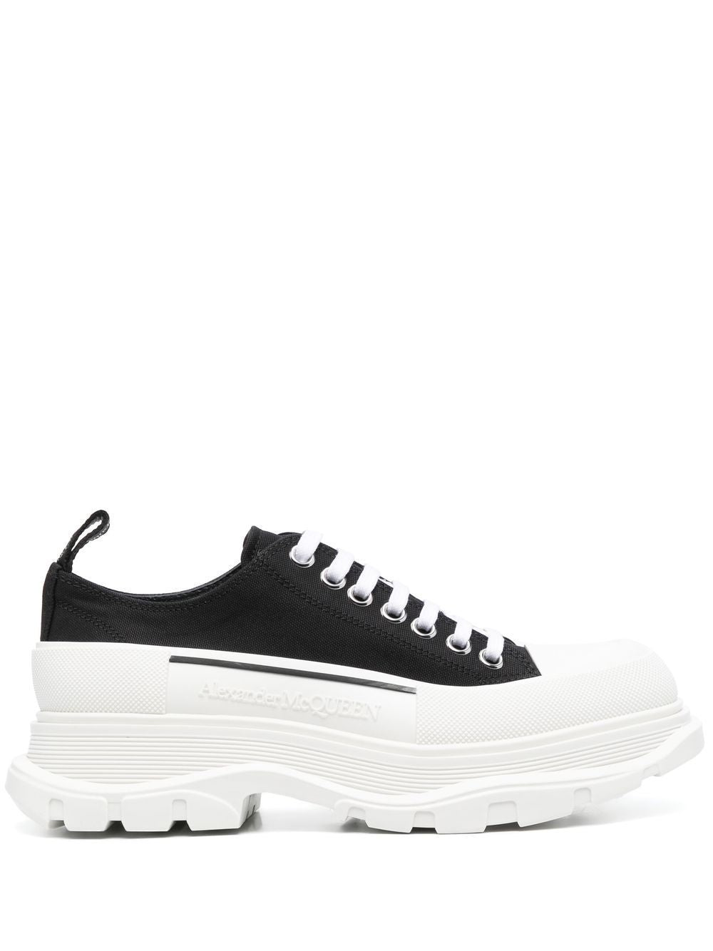 ALEXANDER MCQUEEN Canvas Tread Slick Sneaker for Women
