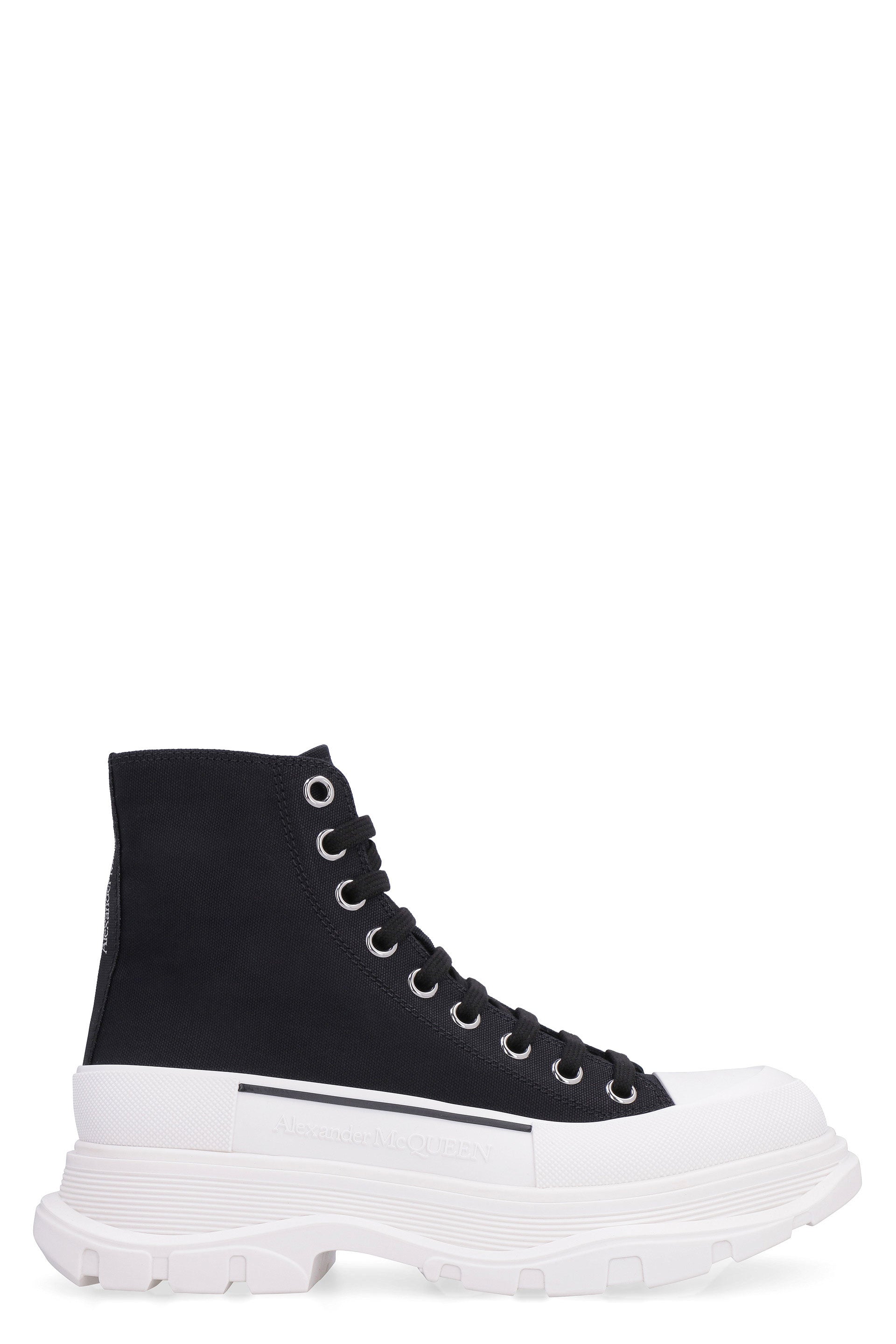 ALEXANDER MCQUEEN Canvas Tread Slick Sneaker for Women