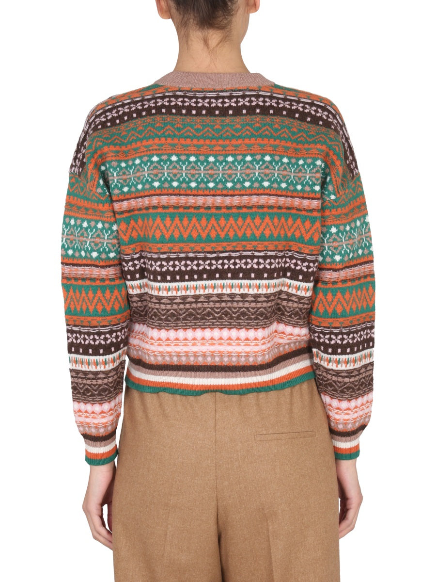 BALLANTYNE Multicolor Crewneck Sweater for Women