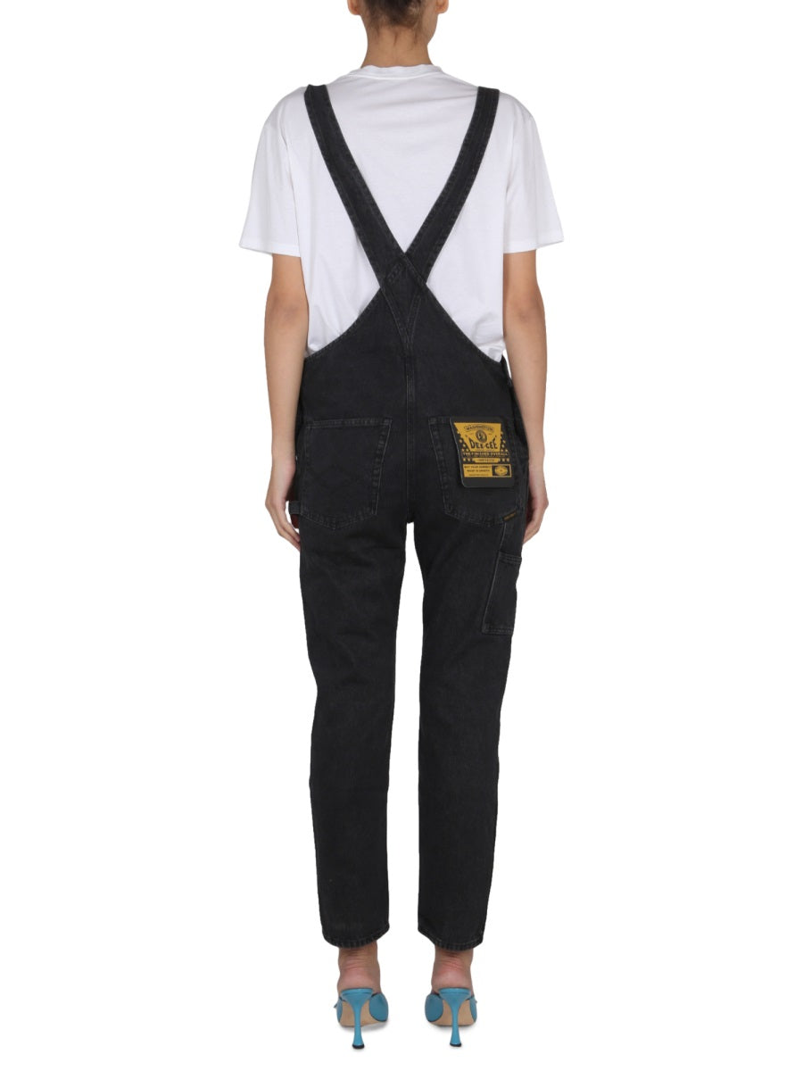 WASHINGTON DEE CEE Sleek Square Drain Straight Cut Dungarees for Women