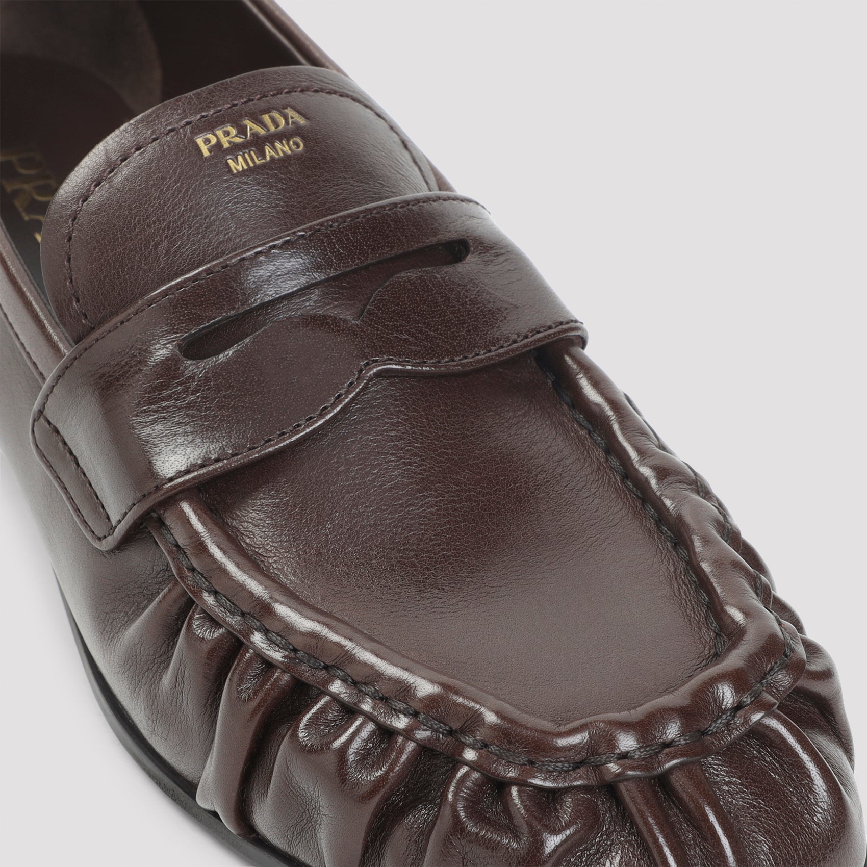 PRADA Buffalo Leather Loafers for Men