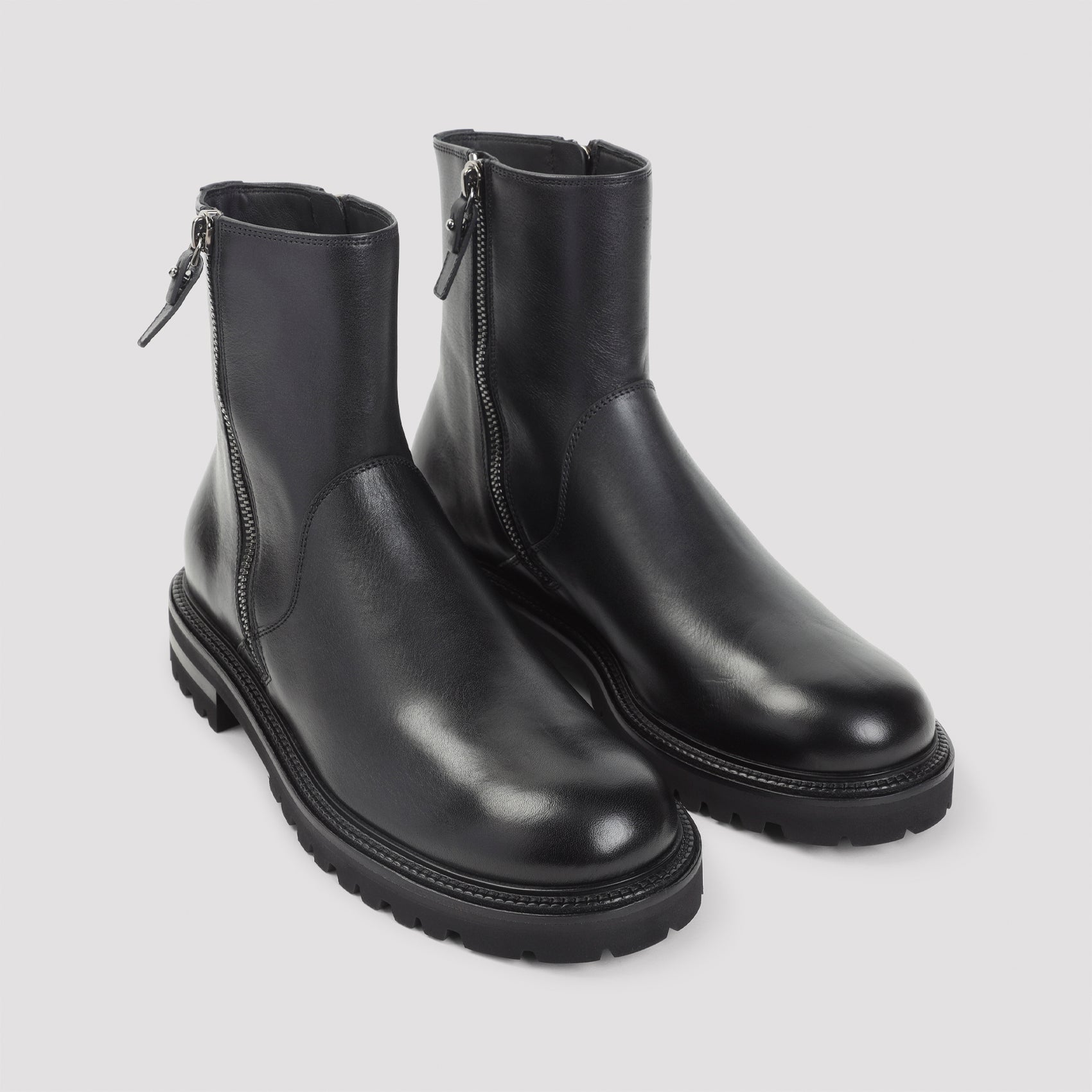 GIORGIO ARMANI Men's Premium Leather Boots