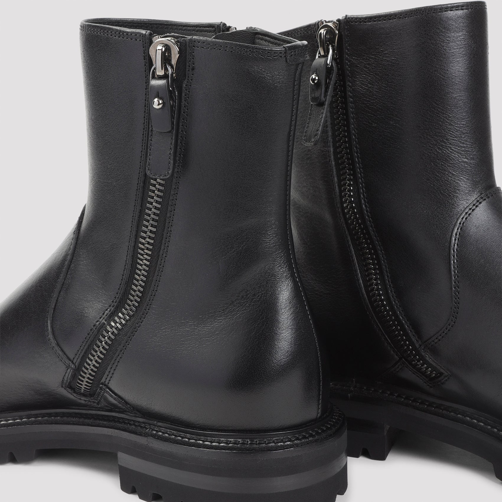 GIORGIO ARMANI Men's Premium Leather Boots