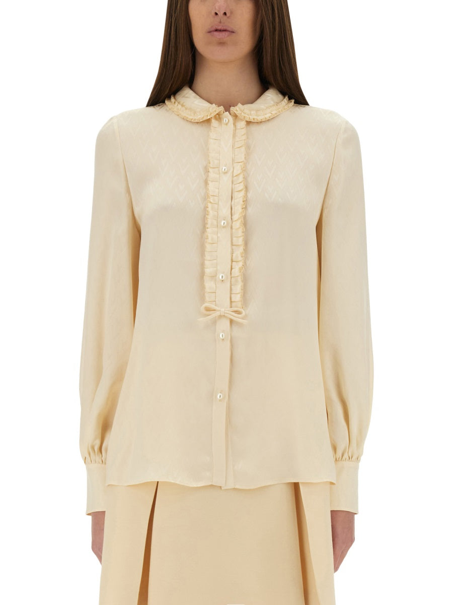 VALENTINO GARAVANI Silk Pattern Shirt for Women - SS25
