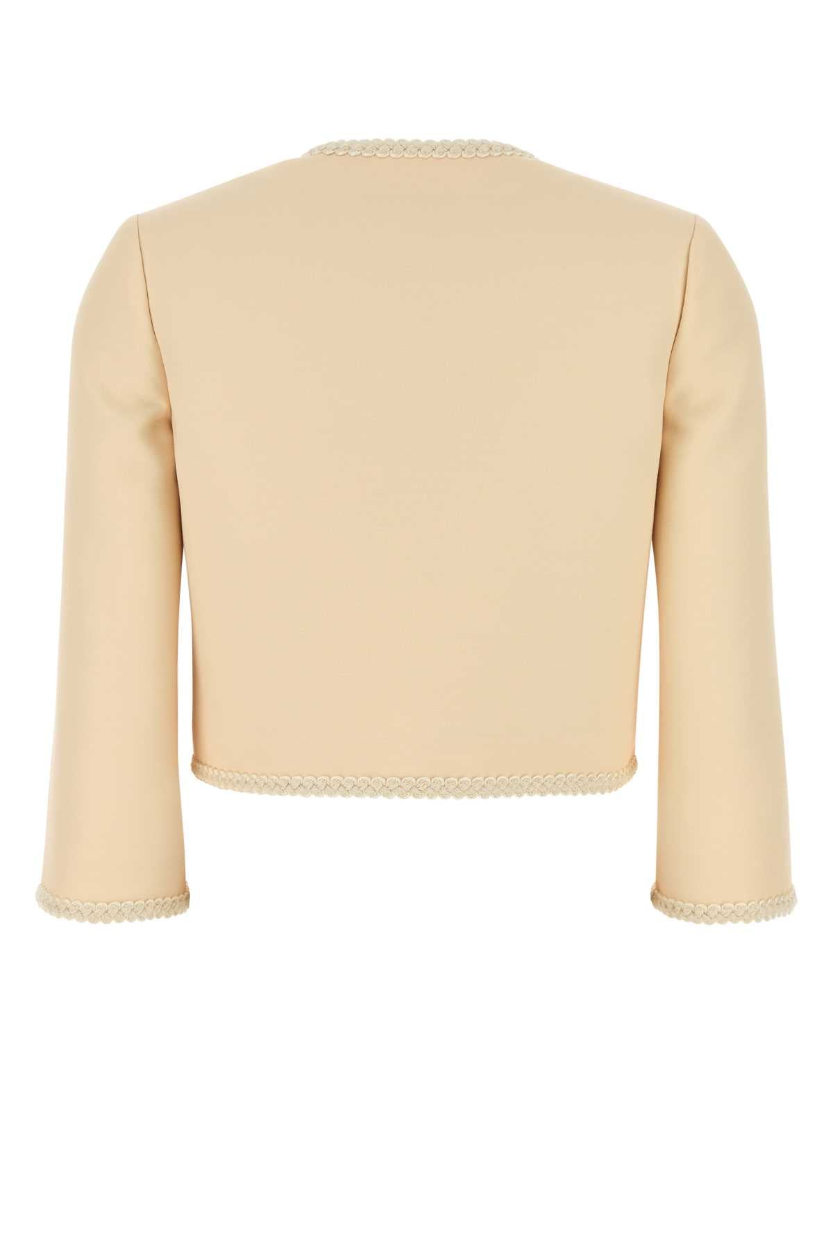 VALENTINO GARAVANI Elegant Crepe Couture Blazer