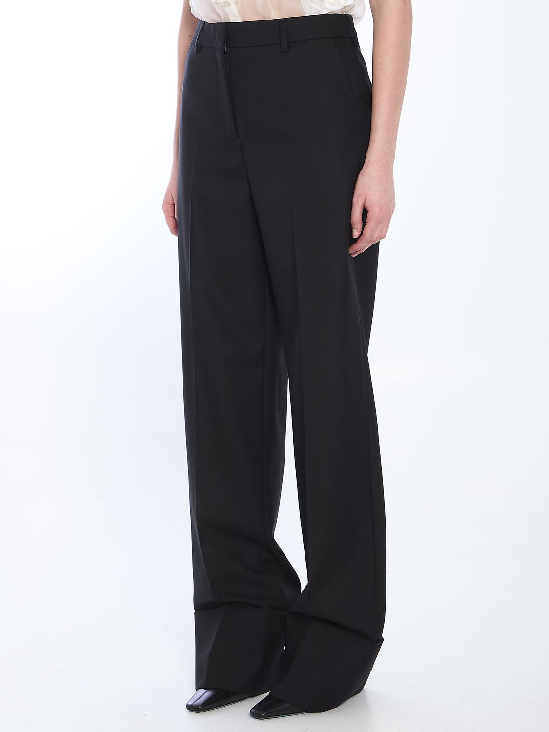 VALENTINO GARAVANI Wool Trousers for Women - SS25 Collection