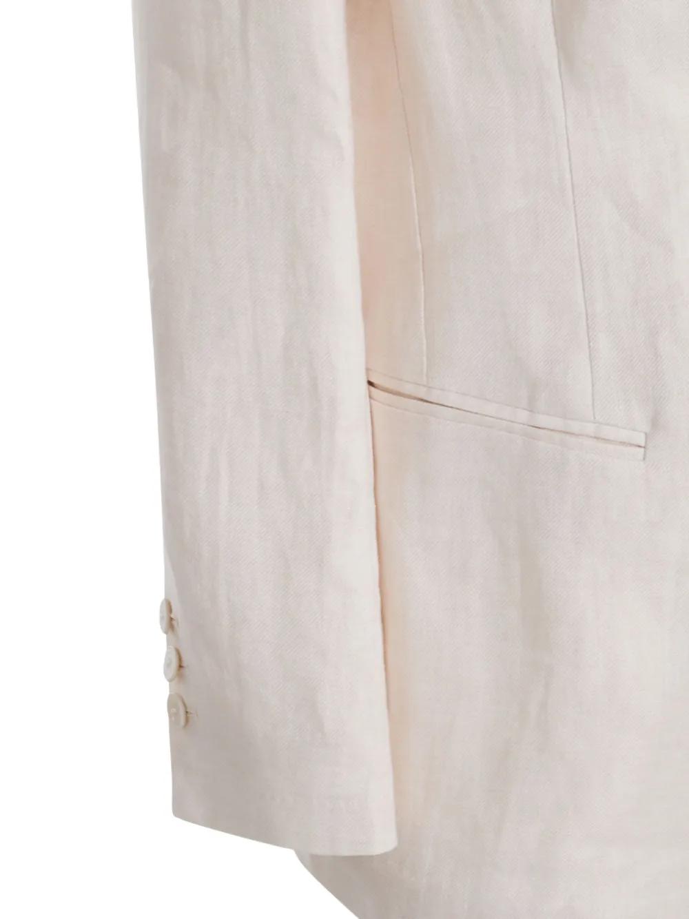 MONTEDORO Elegant Linen Blazer for Women - SS25 Collection