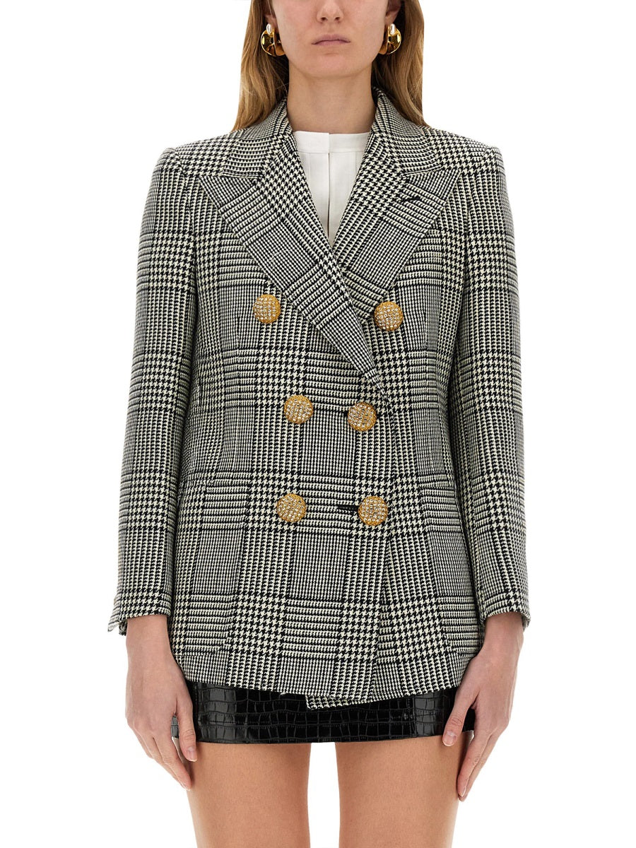 VALENTINO Wool Jacket with Signature Details - Size 40