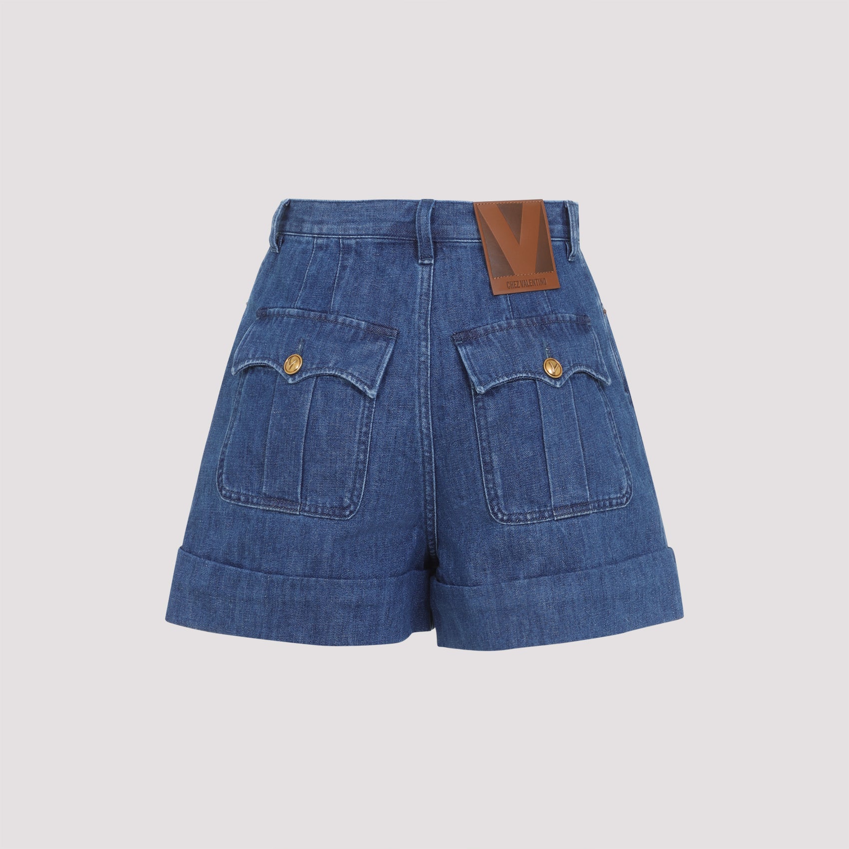 VALENTINO GARAVANI Denim Mini Shorts for Women - SS25 Collection