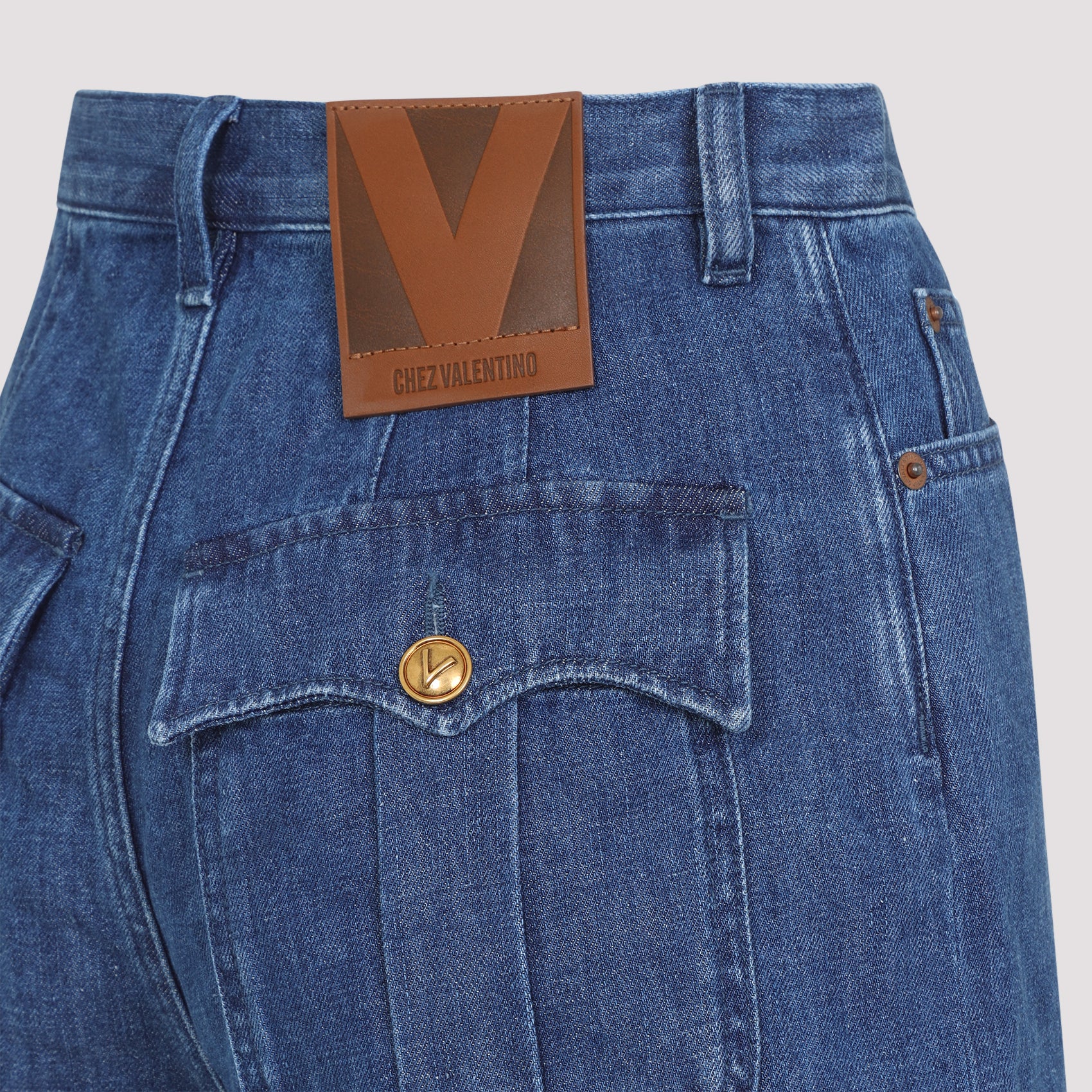 VALENTINO GARAVANI Denim Mini Shorts for Women - SS25 Collection