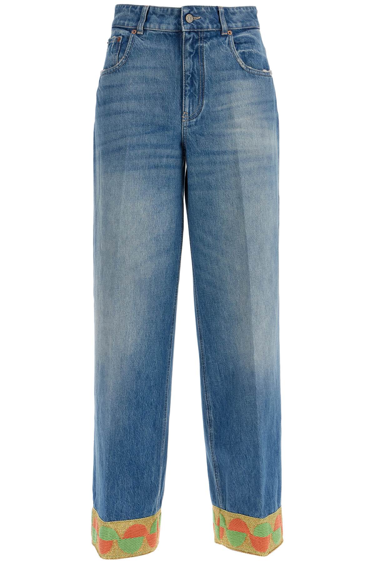 VALENTINO GARAVANI Denim Trousers for Women - SS25 Collection