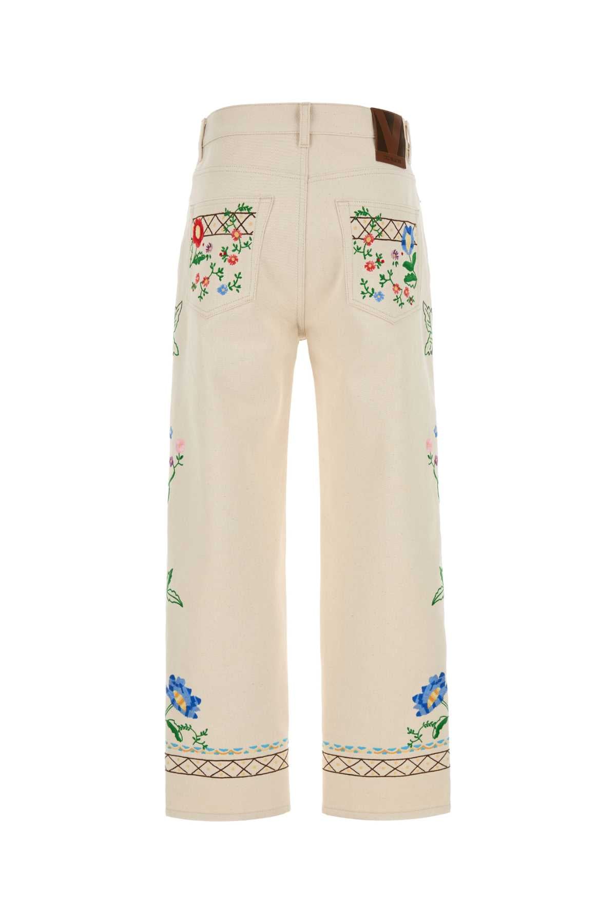 VALENTINO GARAVANI Melange Denim Jeans for Women - SS25 Collection