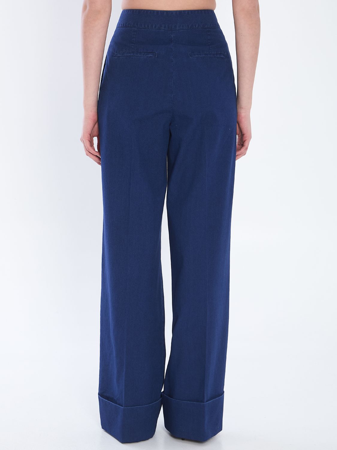 VALENTINO GARAVANI Wide Leg Denim Trousers - Size 40