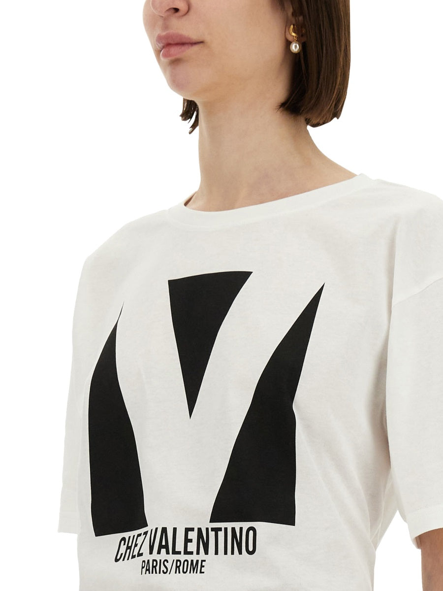 VALENTINO Chic Print T-Shirt for Women - Size S