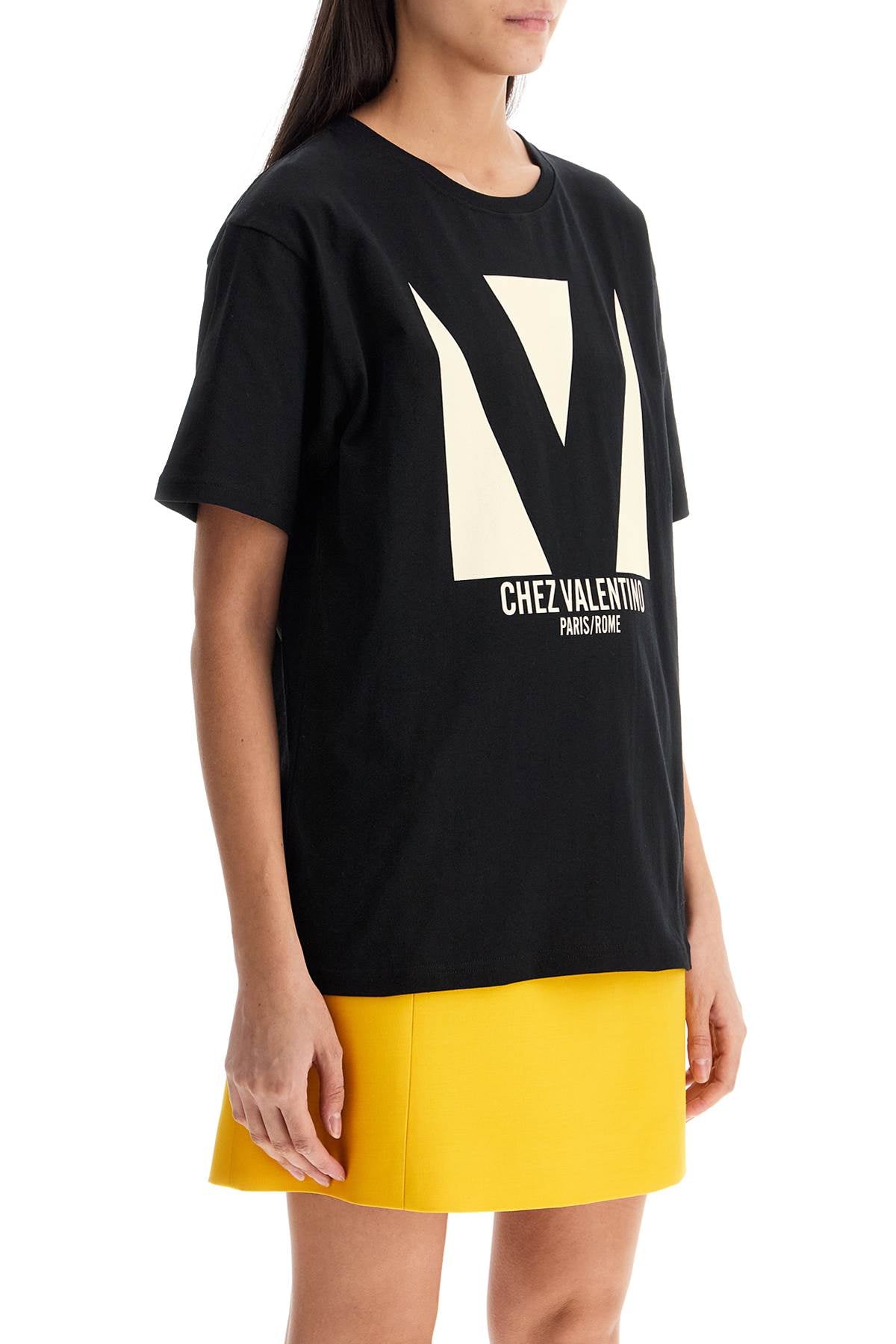 VALENTINO Chic Mini Print T-Shirt - Regular Fit